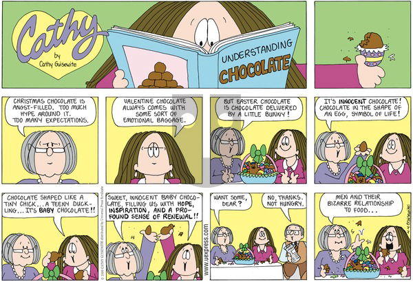 Cathy Classics on Sunday April 4, 1999 Comic Strip