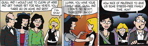 Luann on Tuesday December 22, 2015 Comic Strip