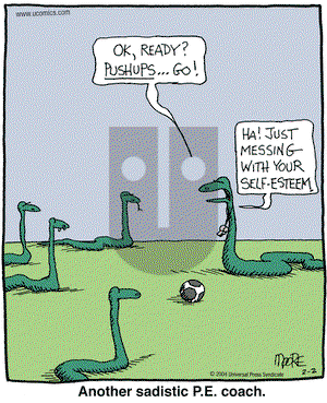 In the Bleachers on Wednesday June 23, 2004 Comic Strip