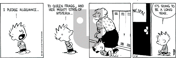 Calvin and Hobbes - Thursday September 8, 1988 Comic Strip
