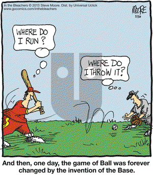 In the Bleachers on Thursday May 30, 2013 Comic Strip