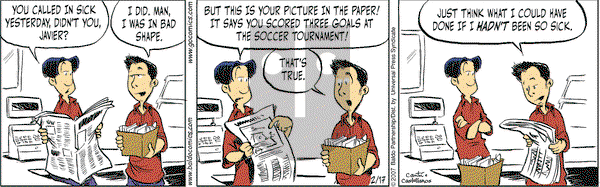 Baldo on Saturday February 17, 2007 Comic Strip