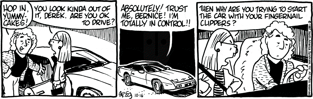 Luann - Friday October 16, 1987 Comic Strip