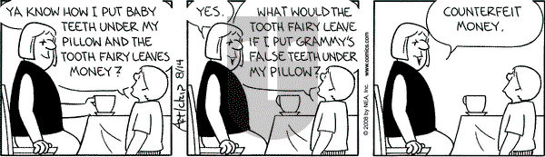 The Born Loser on Thursday August 14, 2008 Comic Strip
