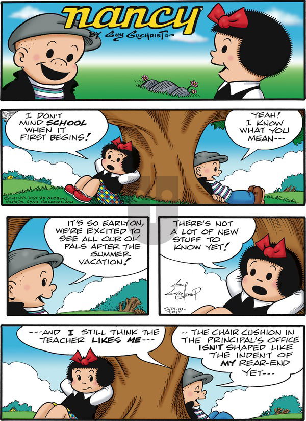 Nancy on Sunday September 10, 2017 Comic Strip