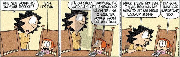 Baby Blues on Saturday November 16, 2019 Comic Strip