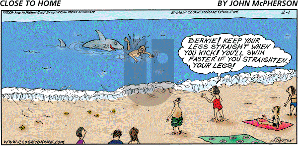 Close to Home - Sunday February 1, 2009 Comic Strip