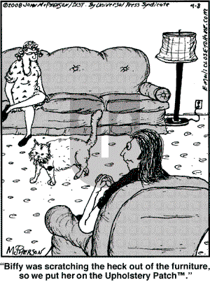 Close to Home on Tuesday April 8, 2008 Comic Strip
