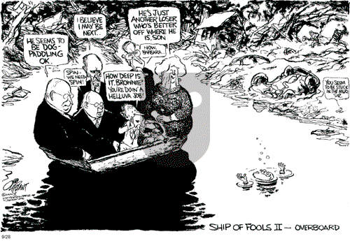 Pat Oliphant on Wednesday September 28, 2005 Comic Strip