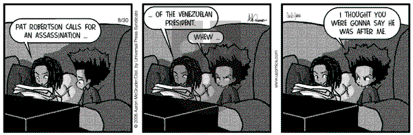 The Boondocks on Tuesday April 2, 2013 Comic Strip