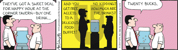 The Born Loser on Wednesday August 5, 2015 Comic Strip