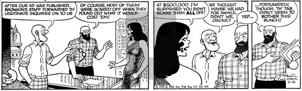 Alley Oop on Thursday March 12, 1970 Comic Strip