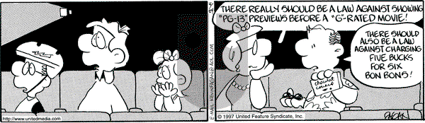 Drabble on Thursday April 24, 1997 Comic Strip