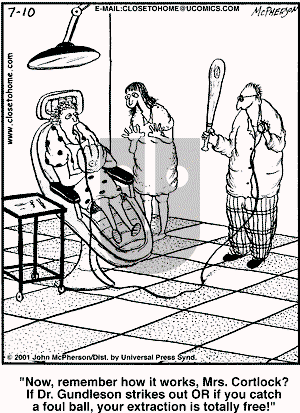 Close to Home - Tuesday July 10, 2001 Comic Strip