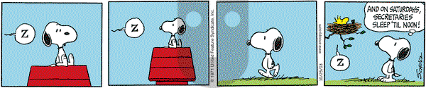 Peanuts on Saturday October 25, 2003 Comic Strip