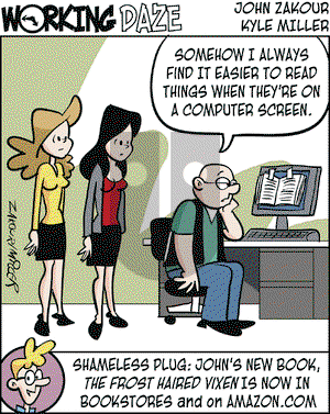 Working Daze on Wednesday March 14, 2007 Comic Strip