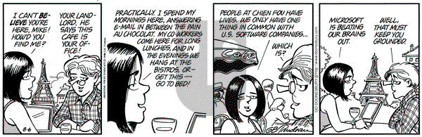 Doonesbury on Tuesday August 6, 1996 Comic Strip