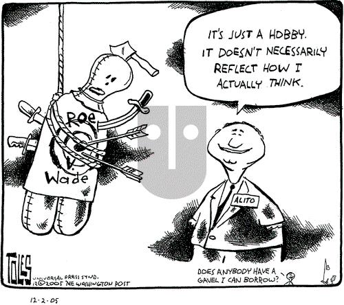 Tom Toles on Friday December 2, 2005 Comic Strip