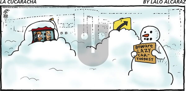 La Cucaracha on Sunday January 7, 2018 Comic Strip
