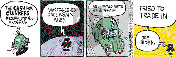 La Cucaracha on Saturday August 15, 2009 Comic Strip
