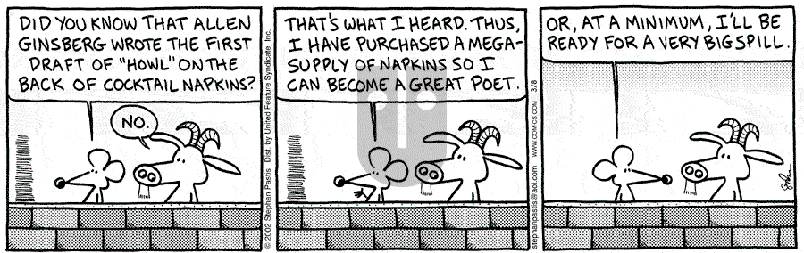 Pearls Before Swine - Friday March 8, 2002 Comic Strip
