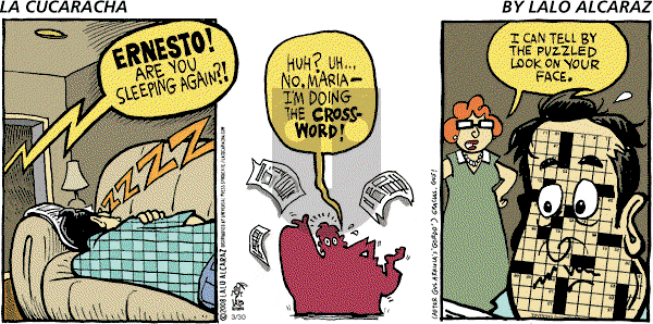 La Cucaracha on Sunday March 30, 2008 Comic Strip
