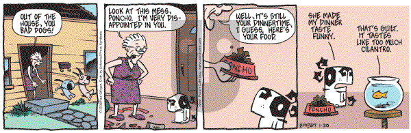 Pooch Cafe on Wednesday January 30, 2008 Comic Strip