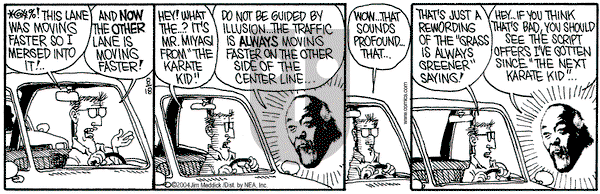 Monty on Wednesday August 18, 2004 Comic Strip