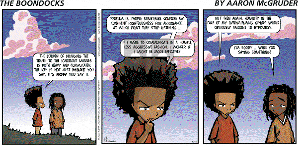 The Boondocks on Sunday December 19, 2010 Comic Strip
