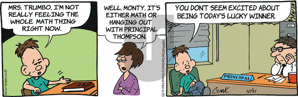 Lola on Monday April 21, 2014 Comic Strip