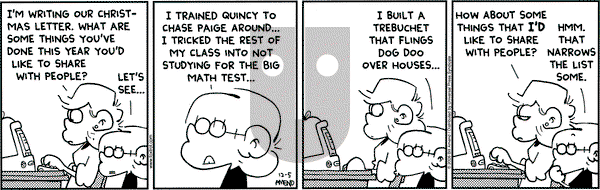 FoxTrot on Tuesday December 5, 2006 Comic Strip