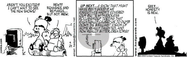 Over the Hedge on Tuesday September 24, 2002 Comic Strip