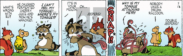 Over the Hedge on Thursday May 18, 2017 Comic Strip