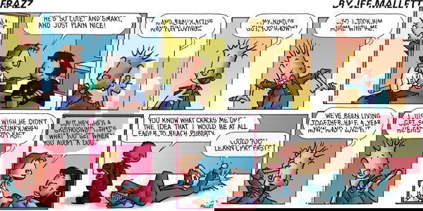 Frazz on Sunday October 7, 2001 Comic Strip