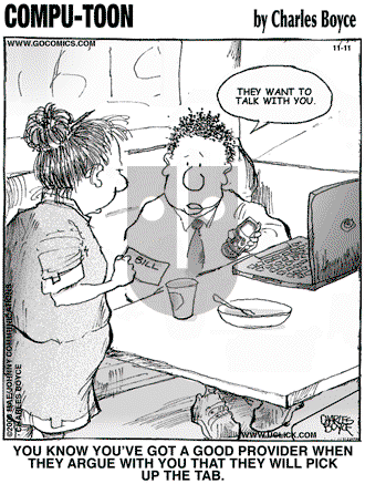 Compu-toon on Tuesday November 11, 2008 Comic Strip