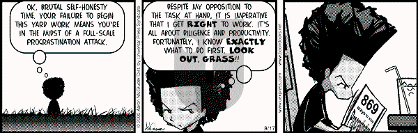 The Boondocks on Thursday March 20, 2008 Comic Strip