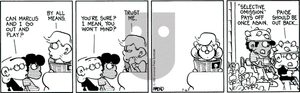 FoxTrot on Monday September 28, 1992 Comic Strip