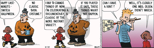 Frazz on Wednesday October 30, 2019 Comic Strip