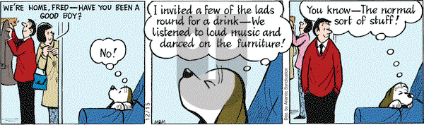 Fred Basset - Tuesday December 15, 2009 Comic Strip