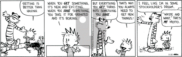 Calvin and Hobbes on Saturday May 30, 2015 Comic Strip