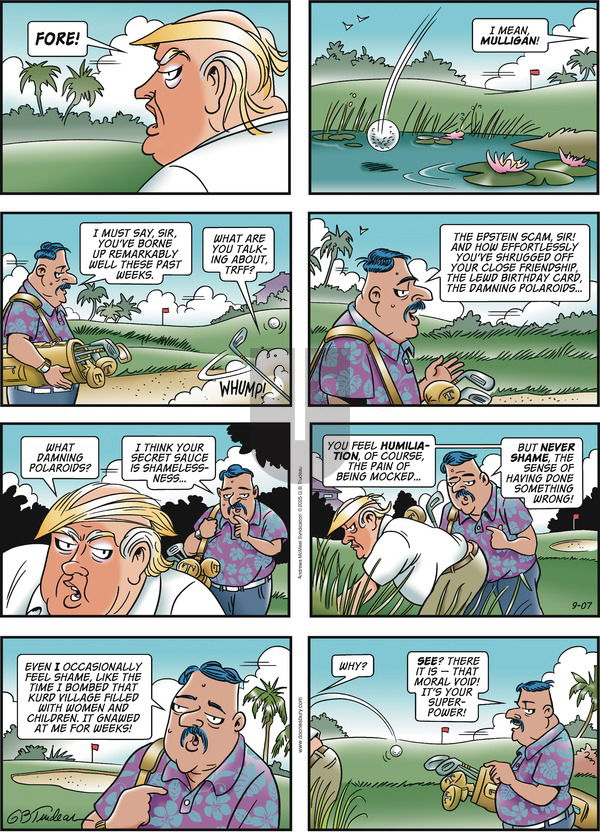 Doonesbury on Sunday September 7, 2025 Comic Strip