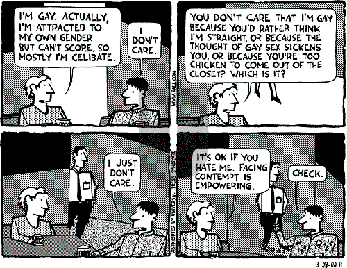 Ted Rall on Saturday March 30, 2002 Comic Strip