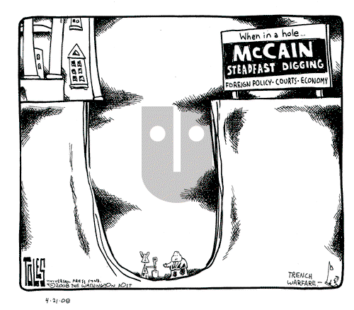 Tom Toles on Monday April 21, 2008 Comic Strip