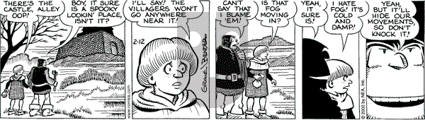 Alley Oop on Saturday February 12, 2000 Comic Strip