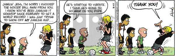 Cleats on Friday June 27, 2003 Comic Strip