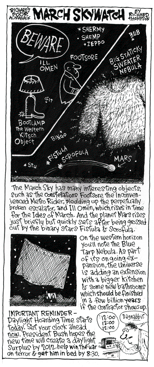 Richard's Poor Almanac on Tuesday March 3, 2015 Comic Strip