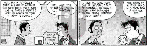Get Fuzzy on Friday July 19, 2002 Comic Strip