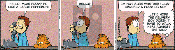 Garfield on Tuesday August 19, 2014 Comic Strip