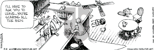 Non Sequitur on Saturday June 10, 2000 Comic Strip