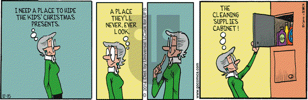 Grand Avenue on Monday December 15, 2014 Comic Strip